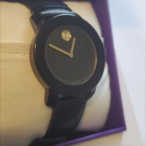 Movado Black and Gold Smartwatch